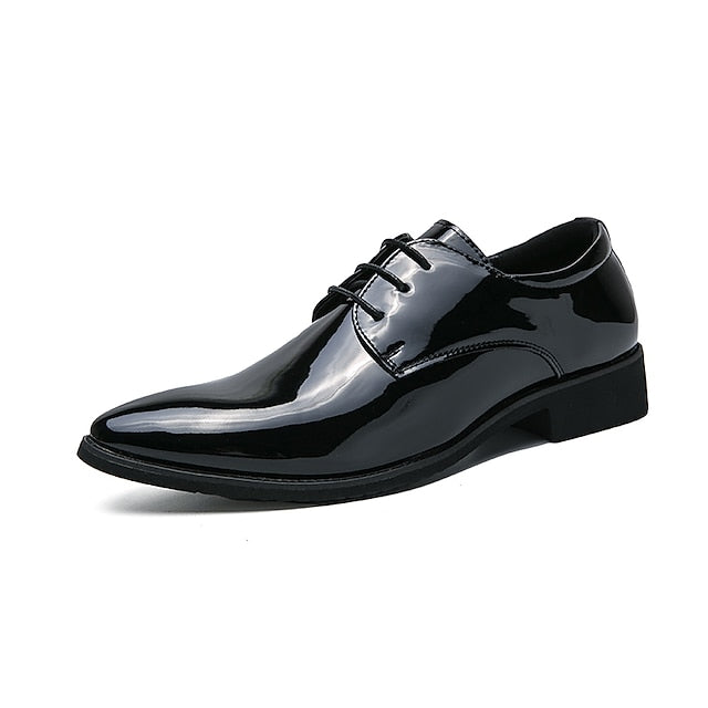 Patent Formal – Shiny Oxford Men's Shoes Leather