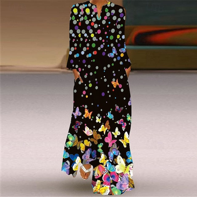Women's Long Dress Maxi Dress Floral Dress Print Dress