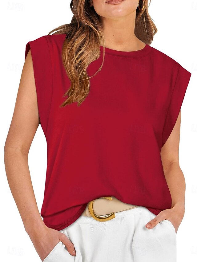 Women's Tank Top Plain Fashion Stylish Classic Sleeveless