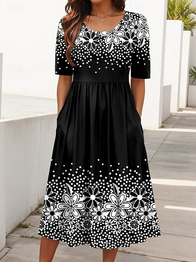 Women's Midi Dress A Line Dress Summer Dress Vacation