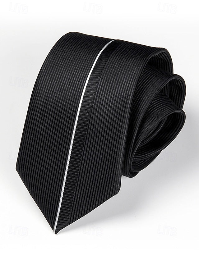 Positioning - Tie Men's Narrow Pattern 6cm Stripe
