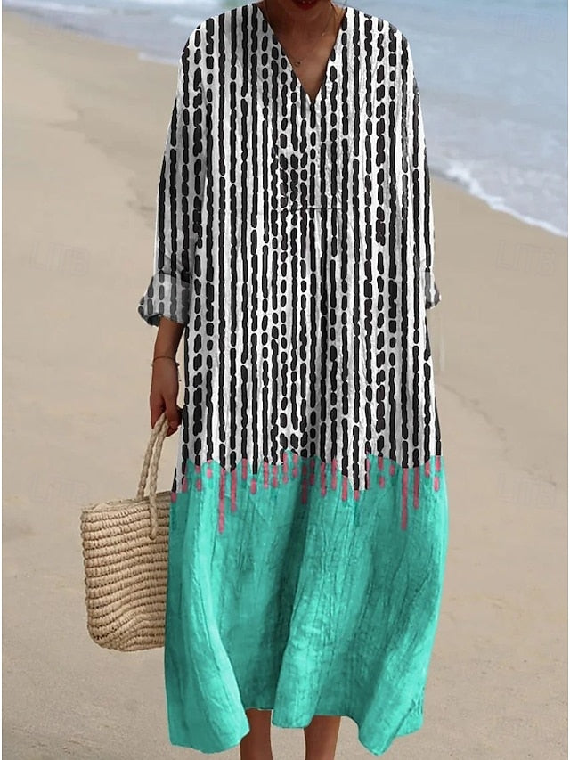 Women's Maxi Dress Sundress Shift Dress Vacation Casual