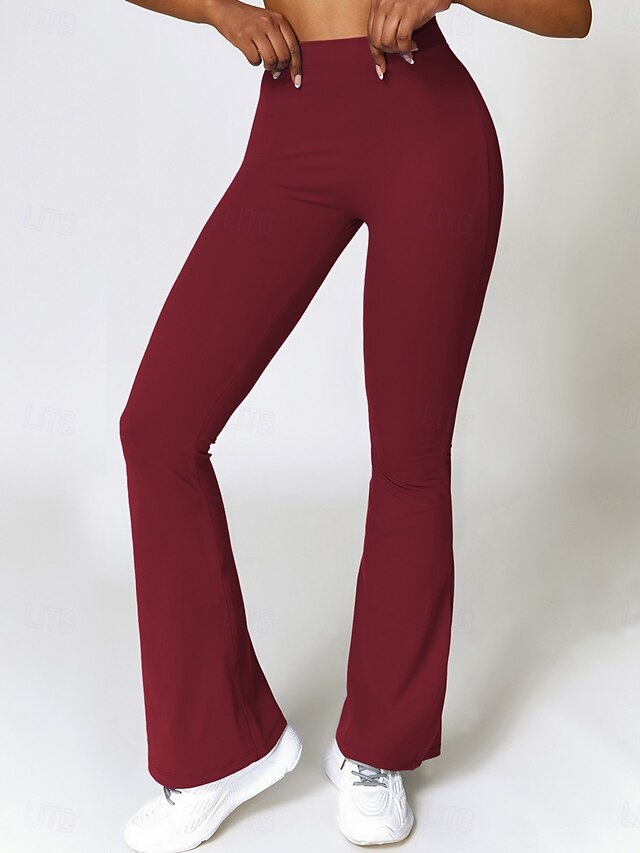 Women's Bell Bottom Chinos Vacation Streetwear Casual Full