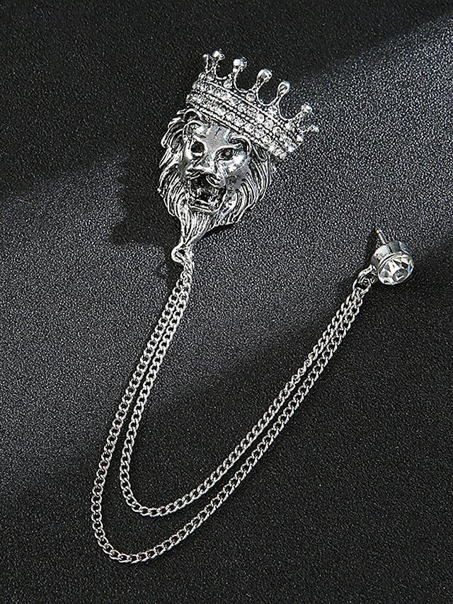 Lapel with Brooch Christmas Men's Pin Deer