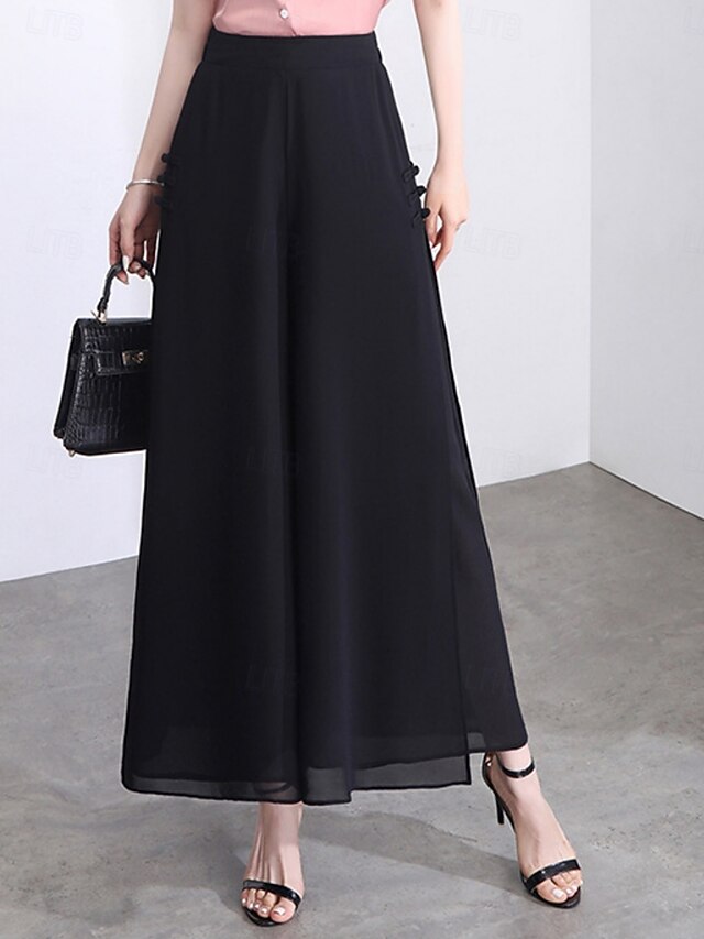 Women's Culottes Wide Leg Chinos Fashion Streetwear Casual