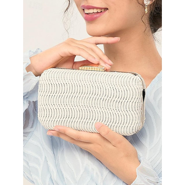 PU Women's Wristlet Clutch Party Evening Leather Bag