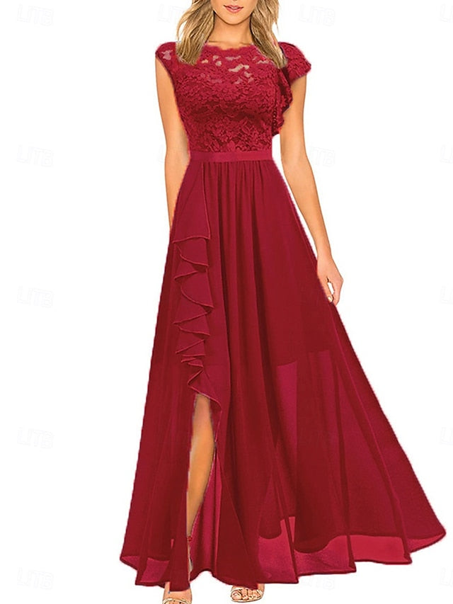 Elegant Mother Guest the Jewel Wedding Bride Dress Casual of