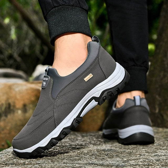 PU Breathable Loafers Men's Slip-Ons Leather