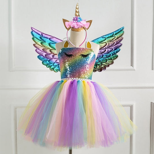 Dress Movie Girls' Vacation New Unicorn Cosplay