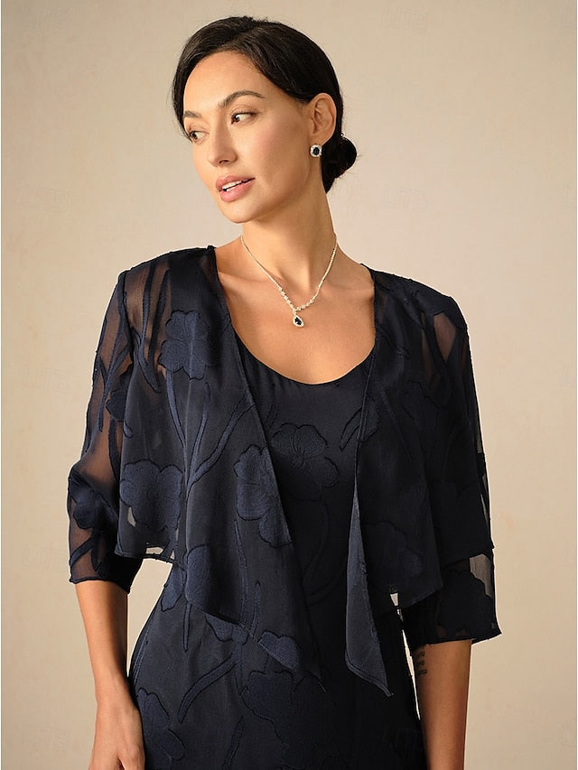 Women's Shrugs Solid Color Elegant Stylish Casual 3/4