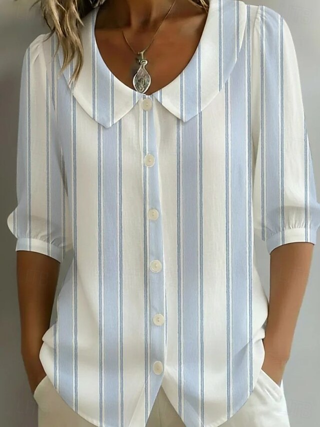 Women's Shirt Floral Graphic Elegant Bohemia Vacation V
