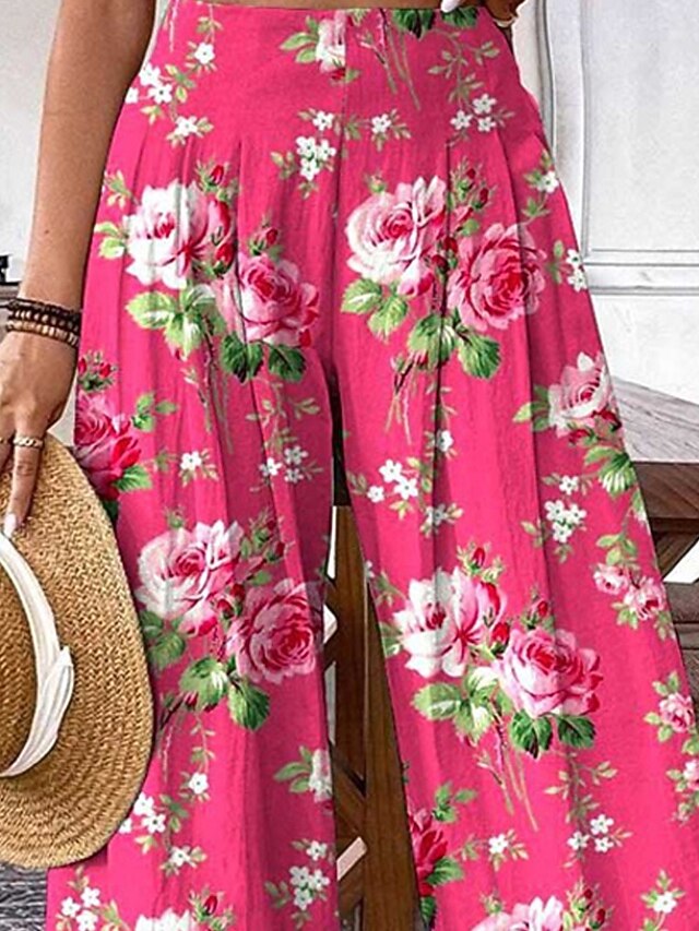 Women's Pants Trousers Palazzo Pants Fashion Boho Full