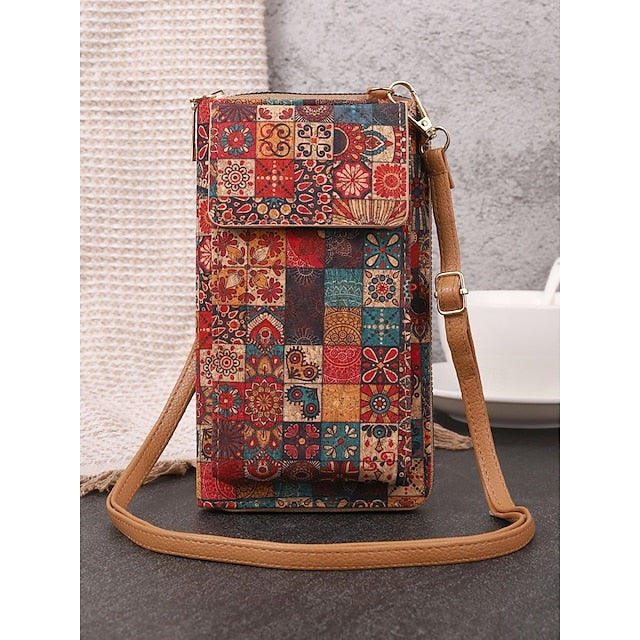 Women’s Vintage Adjustable Phone Crossbody Boho with Bag