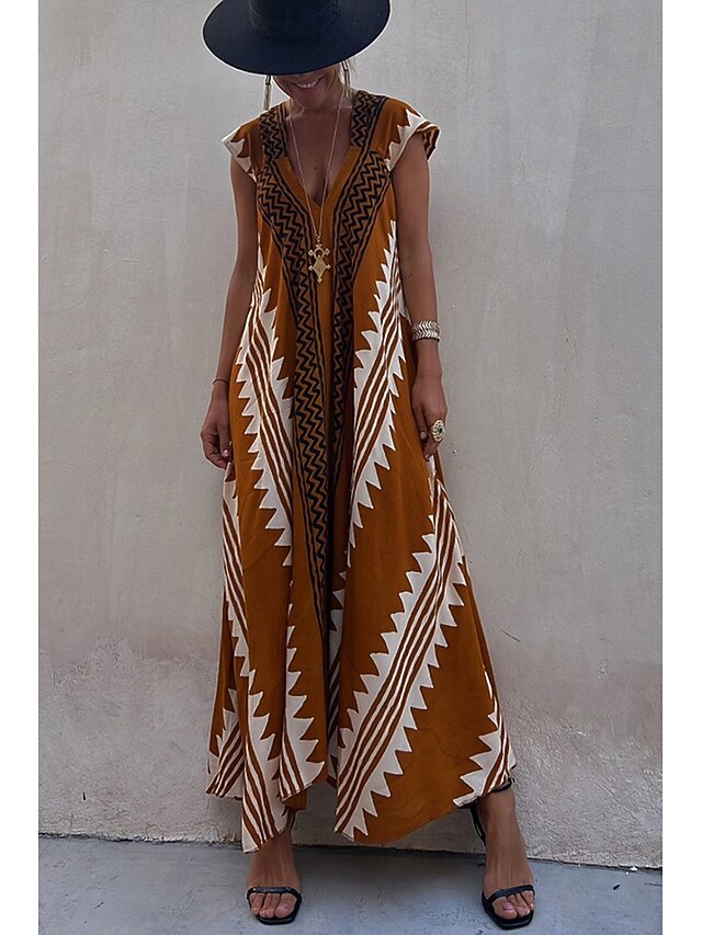 Women's Midi Dress Cocktail Dress Floral Dress Boho Dress