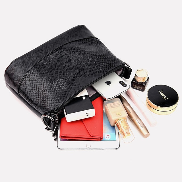 Shoulder Leather Bag Hobo Crossbody Women's PU