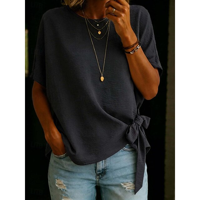 Women's T Shirt Summer Tops Graphic Plain Stylish Classic
