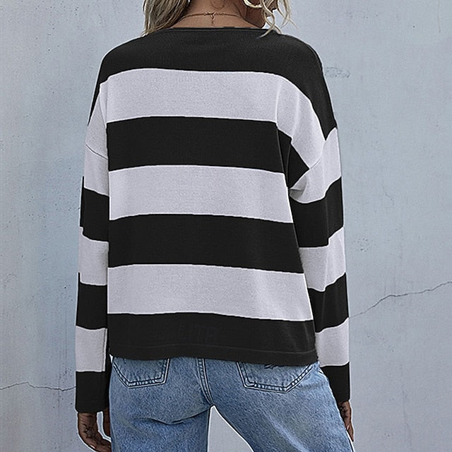Women's Pullover Sweatshirt Pullover Sweater Long Sleeve