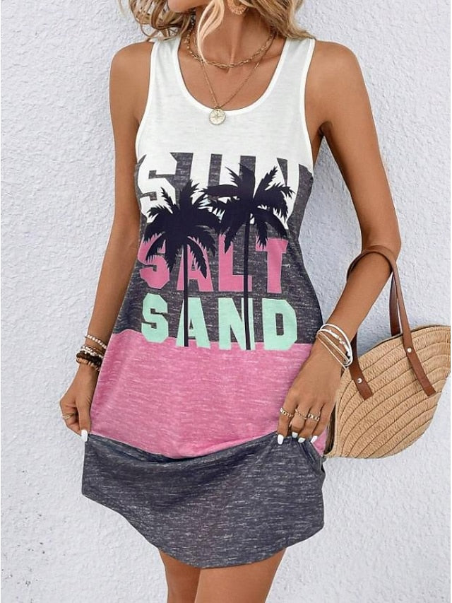 Women's Mini Dress Summer Dress Vacation Casual Beach Daily