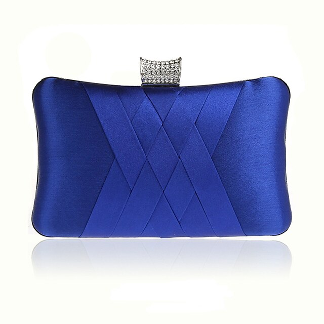 / Event Clutch PU Party Wedding Silk Women's Leather Bags