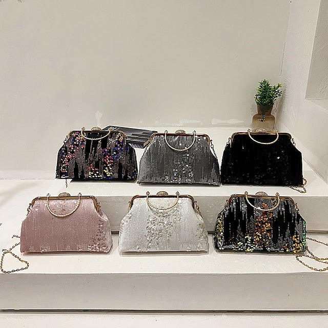 Synthetic Women's Clutch Handbag Bags Bag Dome Party