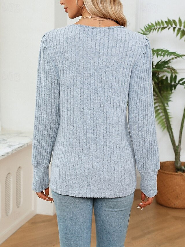 Women's Sweater Pullover Daily Stylish Casual Color Block