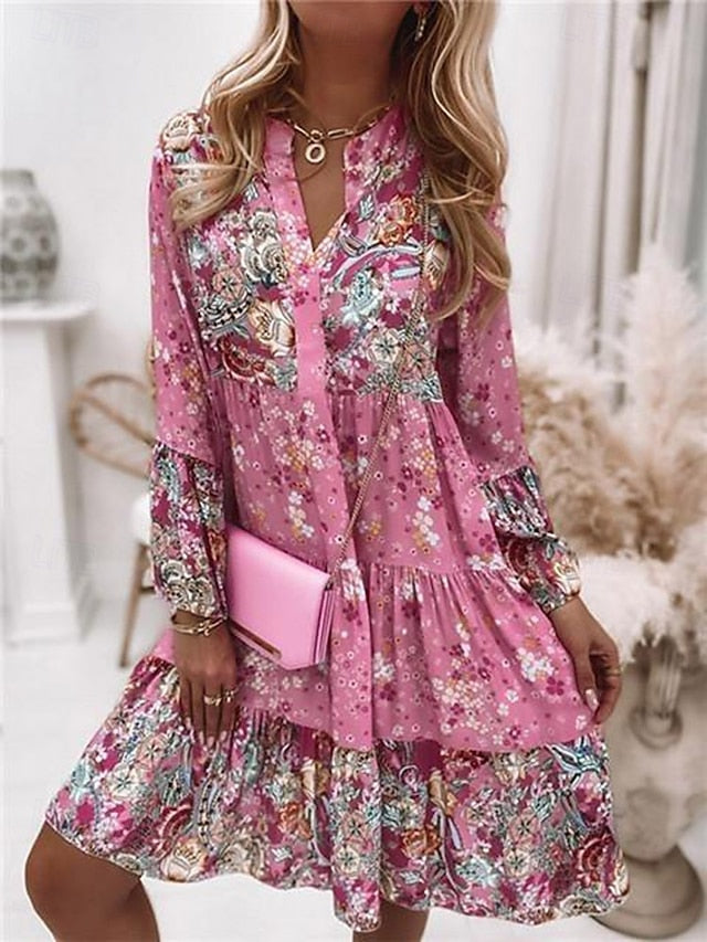 Women's Mini Dress Casual Dress Boho Dress Spring Dress