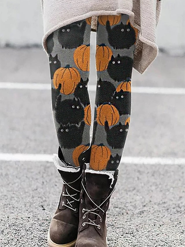 Women's Leggings Vacation Vintage Ethnic Style Ankle-Length