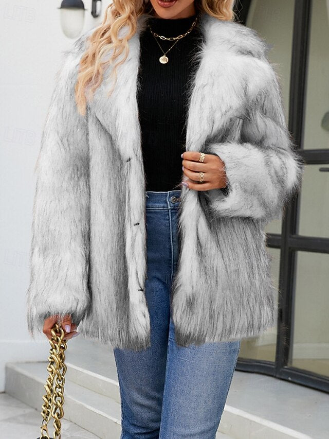 Warm Comfortable  Faux Coat Furs Women's Fur