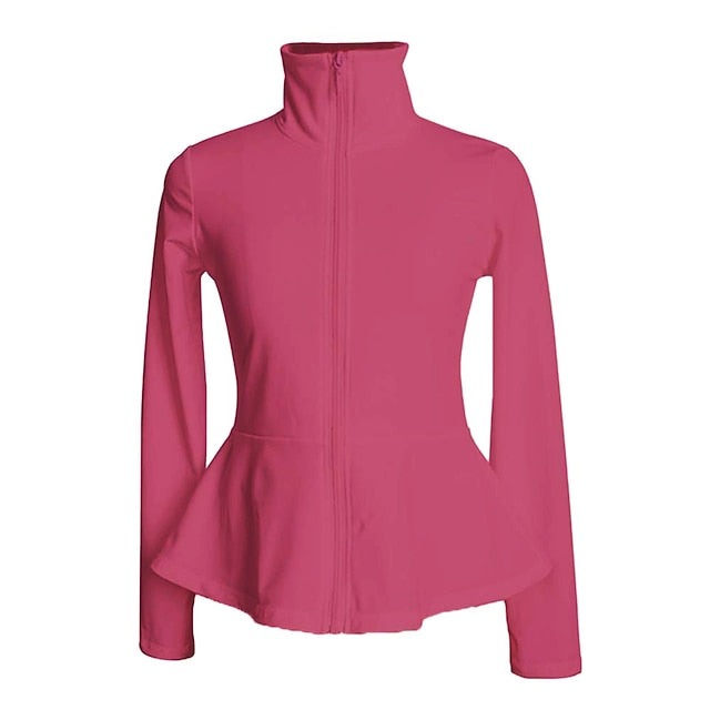 Figure Skating Fleece Jacket Women's Girls' Ice