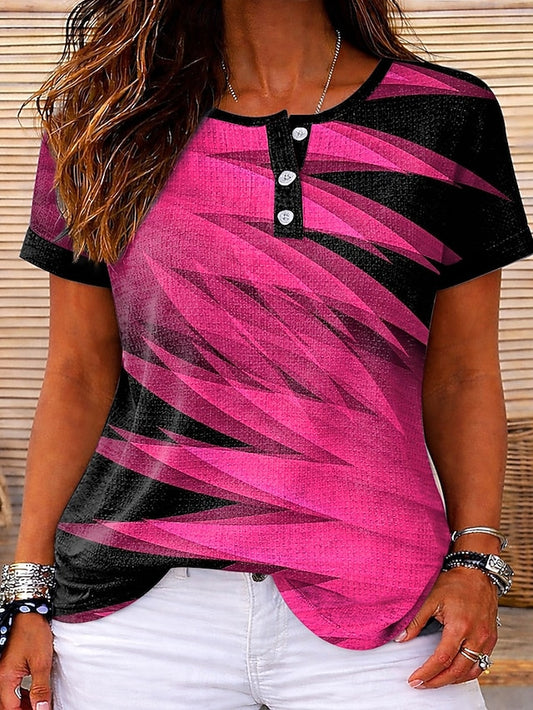 Halloween Women's Textured Knit Tops T Shirt Color Block