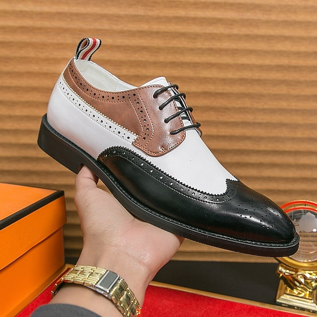 Wingtip with Men's White Brown Oxford and Shoes