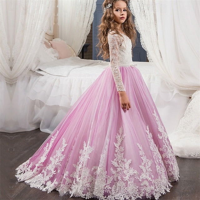 Princess Flower Kid's Dress Girls' Girl