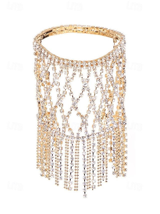 Women's Chain – Crystal Bracelet Hand Rhinestone Luxury