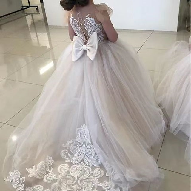 Flower Party Dress Girls' First Girl Communion