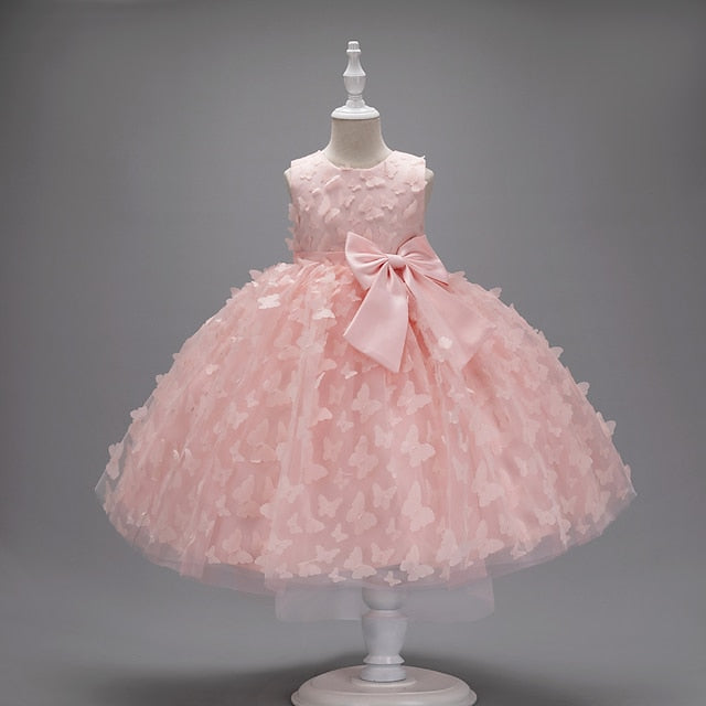 Flower Dress Party Kids Girls' Butterfly Girl