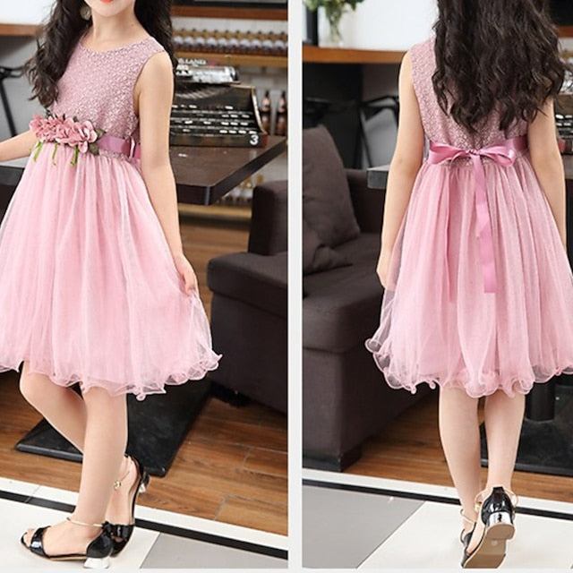 Performance Flower Girl Party Dress Girls'