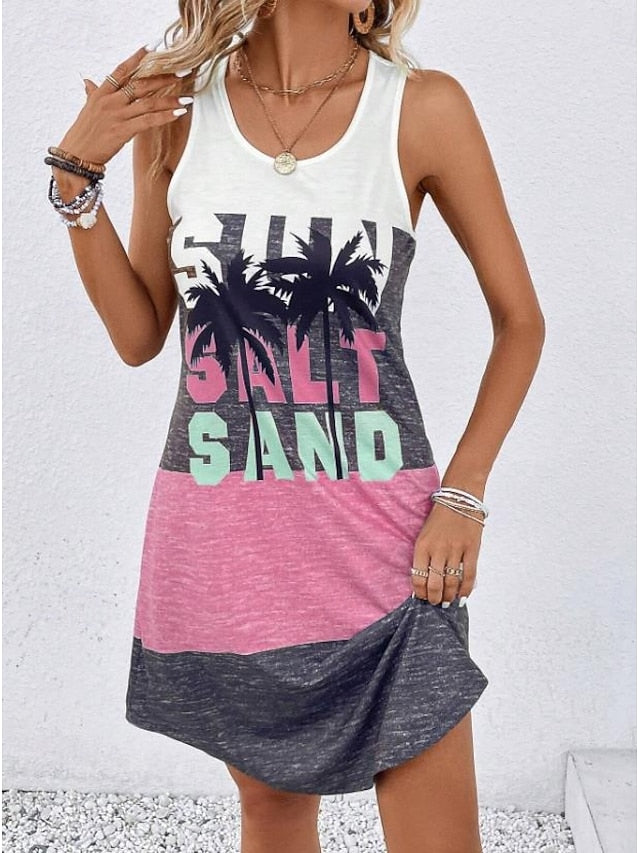 Women's Mini Dress Summer Dress Vacation Casual Beach Daily