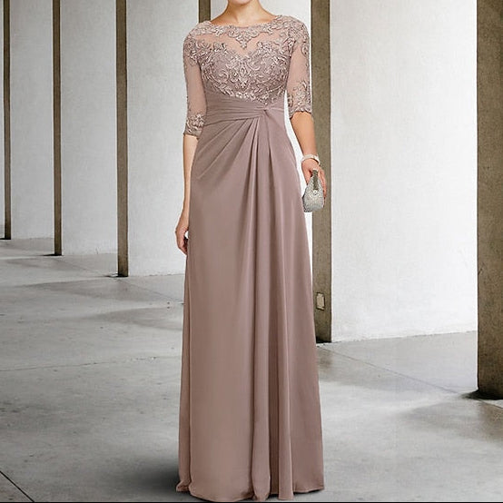 Guest the Mother of Size Dress Bride Wedding Plus Elegant Sheath