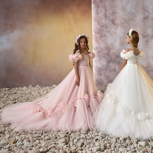 Flower Girl Party First Dress Communion Girls'
