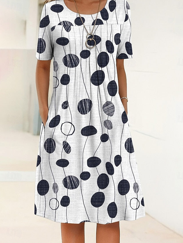 Women's Midi Dress Shift Dress Summer Dress Vacation Casual