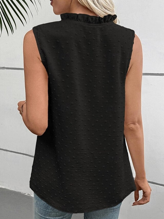 Women's T Shirt Tee Top Lace Patchwork Plain Fashion