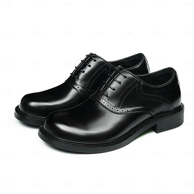 First Leather Layer Genuine Men's Oxford Shoes