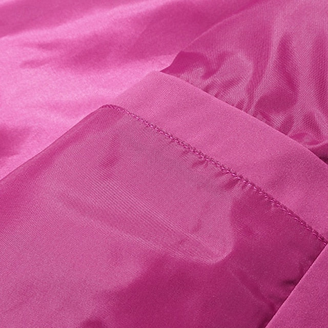 Women's Hooded Jacket Full Zip Jacket with Pockets Long