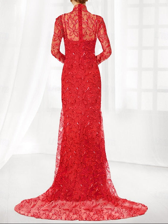 / Simple Mother Column the Elegant of Sheath Dress Bride