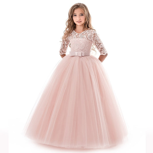 Kids Flower Girl Prom 3-13 Princess Years Lace Dress