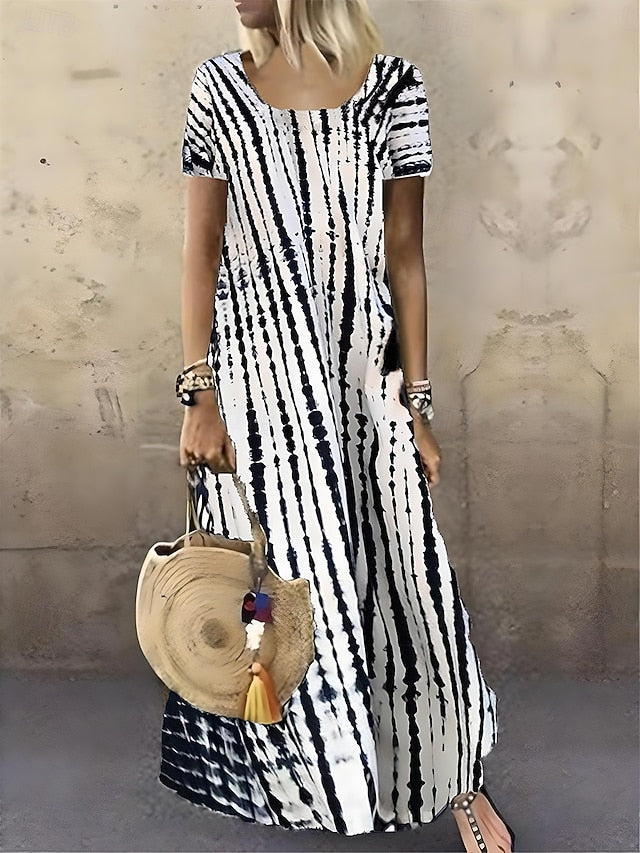 Women's Midi Dress T Shirt Dress Tee Dress Shift Dress