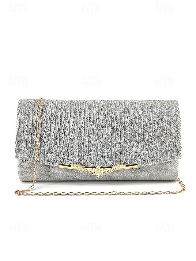 - Party Glitter Elegant Evening Gold Women's Clutch Handbag