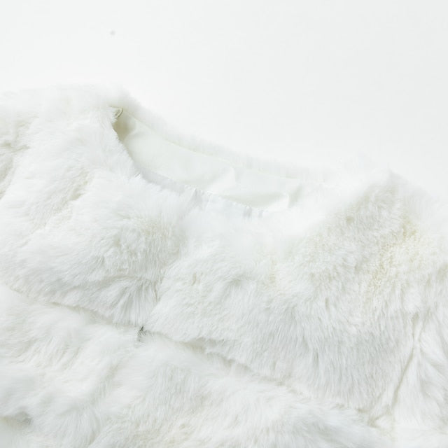 Fur Active Street Coat Women's Elegant Comfortable Faux