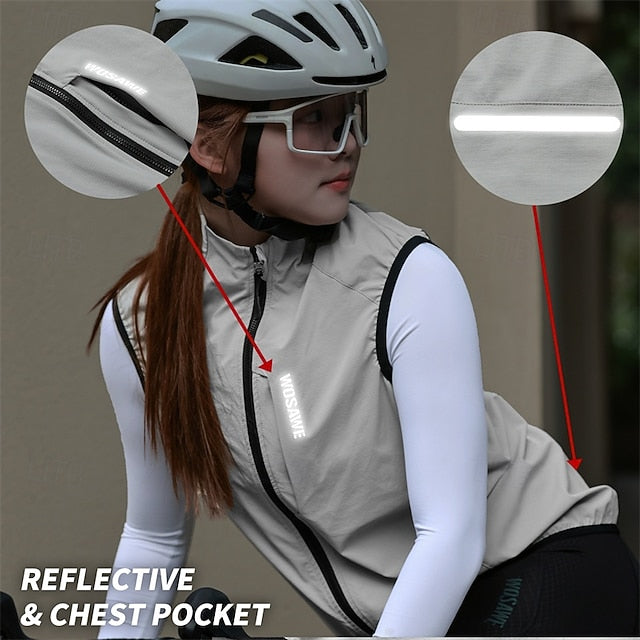 Men's Women's Cycling Vest Sleeveless Bike Vest /