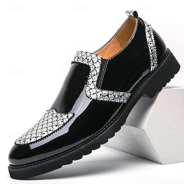 PU Breathable Loafers Men's Slip-Ons Leather